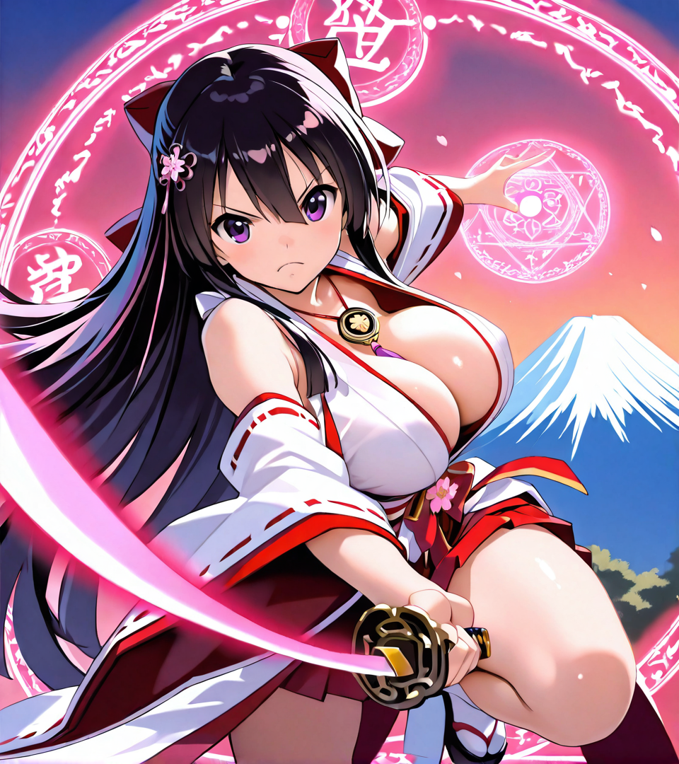 和風魔法少女出力したった